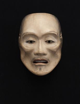 Noh mask Yase-otoko1