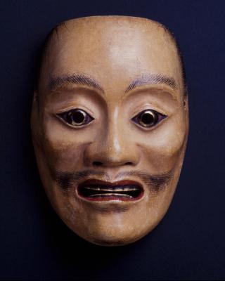 Noh mask Mikazuki2